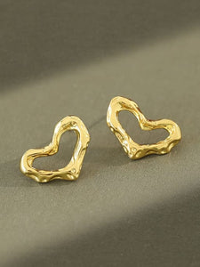 Heart studs