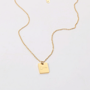 Love letter necklace