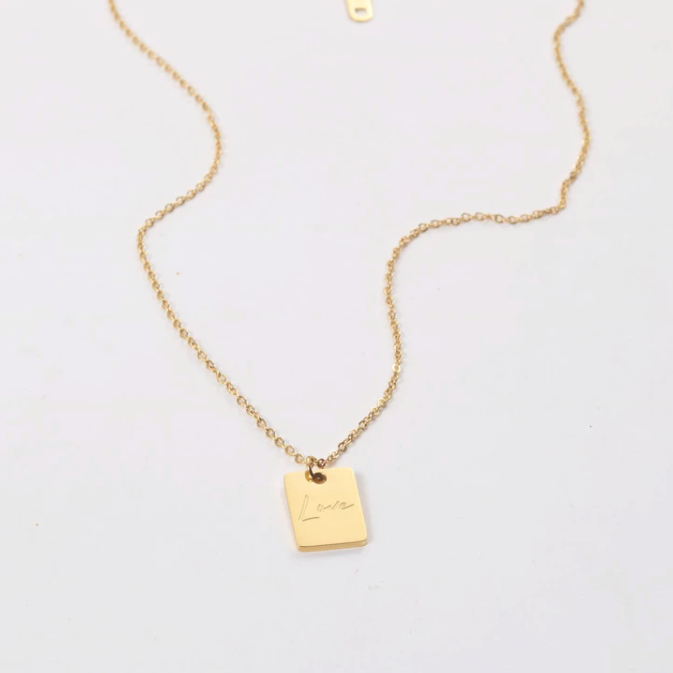 Love letter necklace