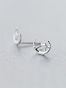 Moon & Star studs